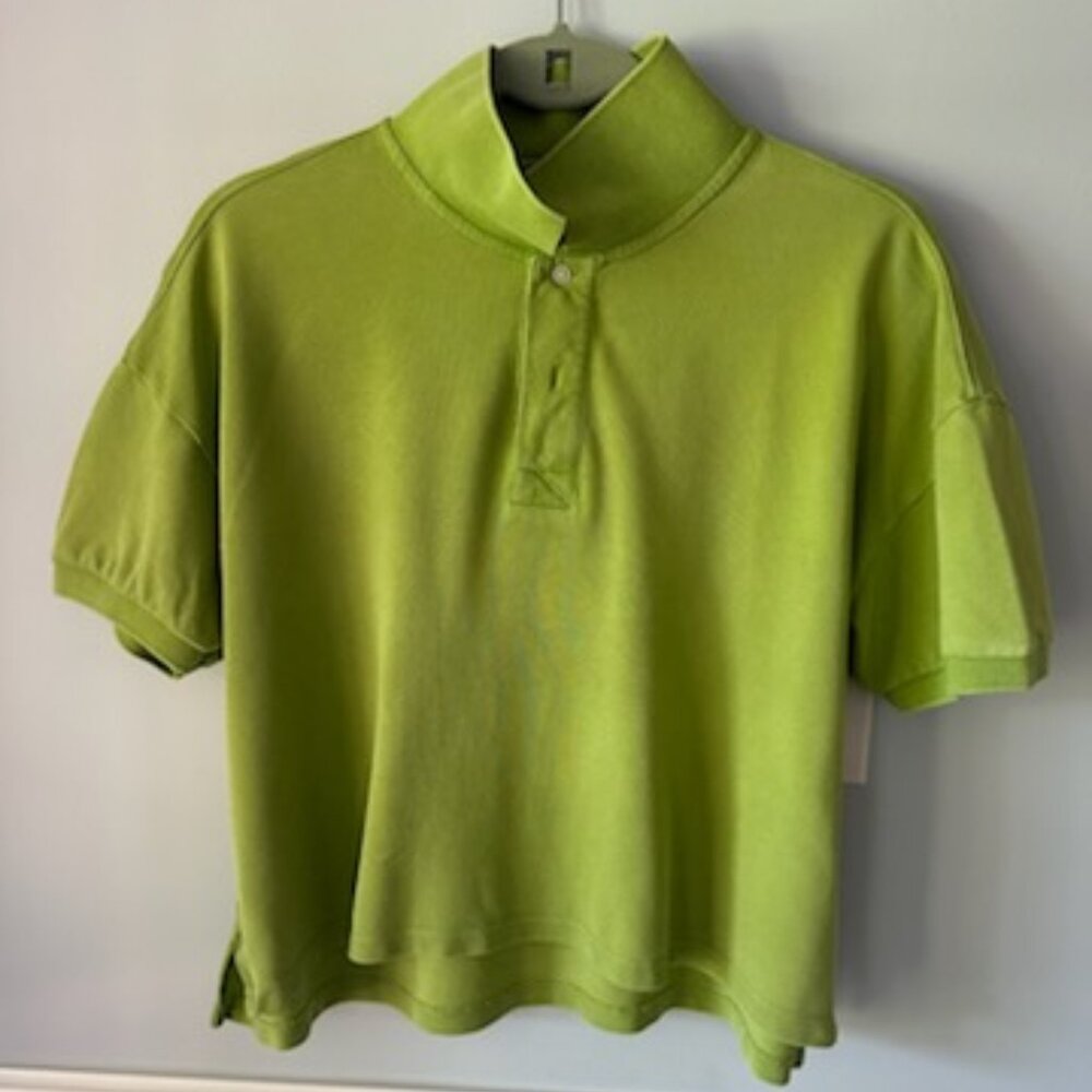 Tuckernuck Pique Boyfriend Polo, Size Medium